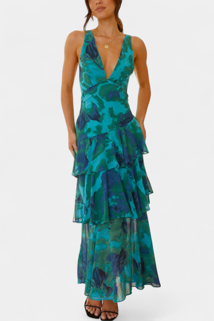 Domenica™ | Robe d’Été Romantique en Mousseline Aérienne