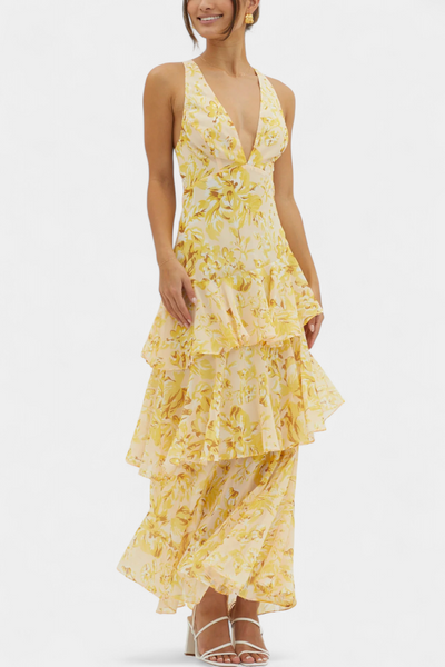 Domenica™ | Robe d’Été Romantique en Mousseline Aérienne