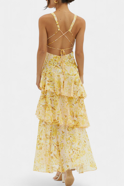 Domenica™ | Robe d’Été Romantique en Mousseline Aérienne
