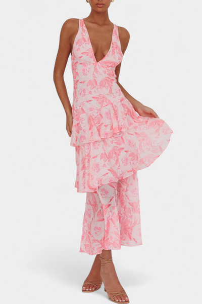 Domenica™ | Robe d’Été Romantique en Mousseline Aérienne