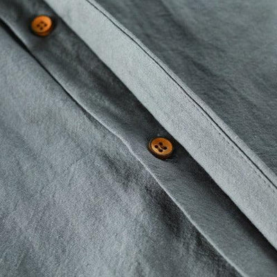 Sazuki™ | Chemise Japonaise 100% Lin à l’Élégance Intemporelle