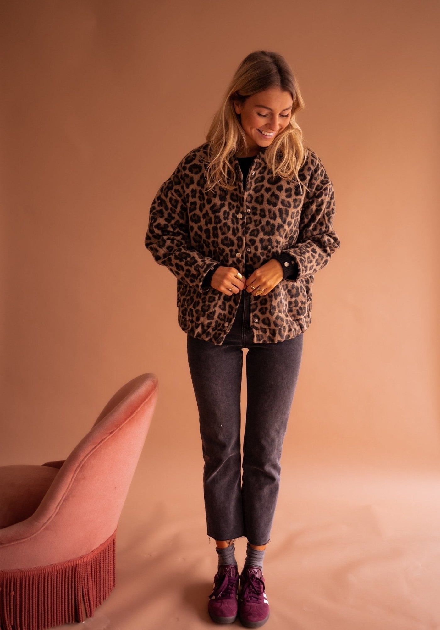 Charlene™ | Veste Léopard Tendance