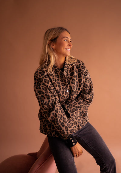 Charlene™ | Veste Léopard Tendance