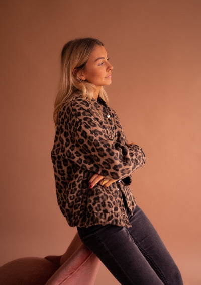 Charlene™ | Veste Léopard Tendance