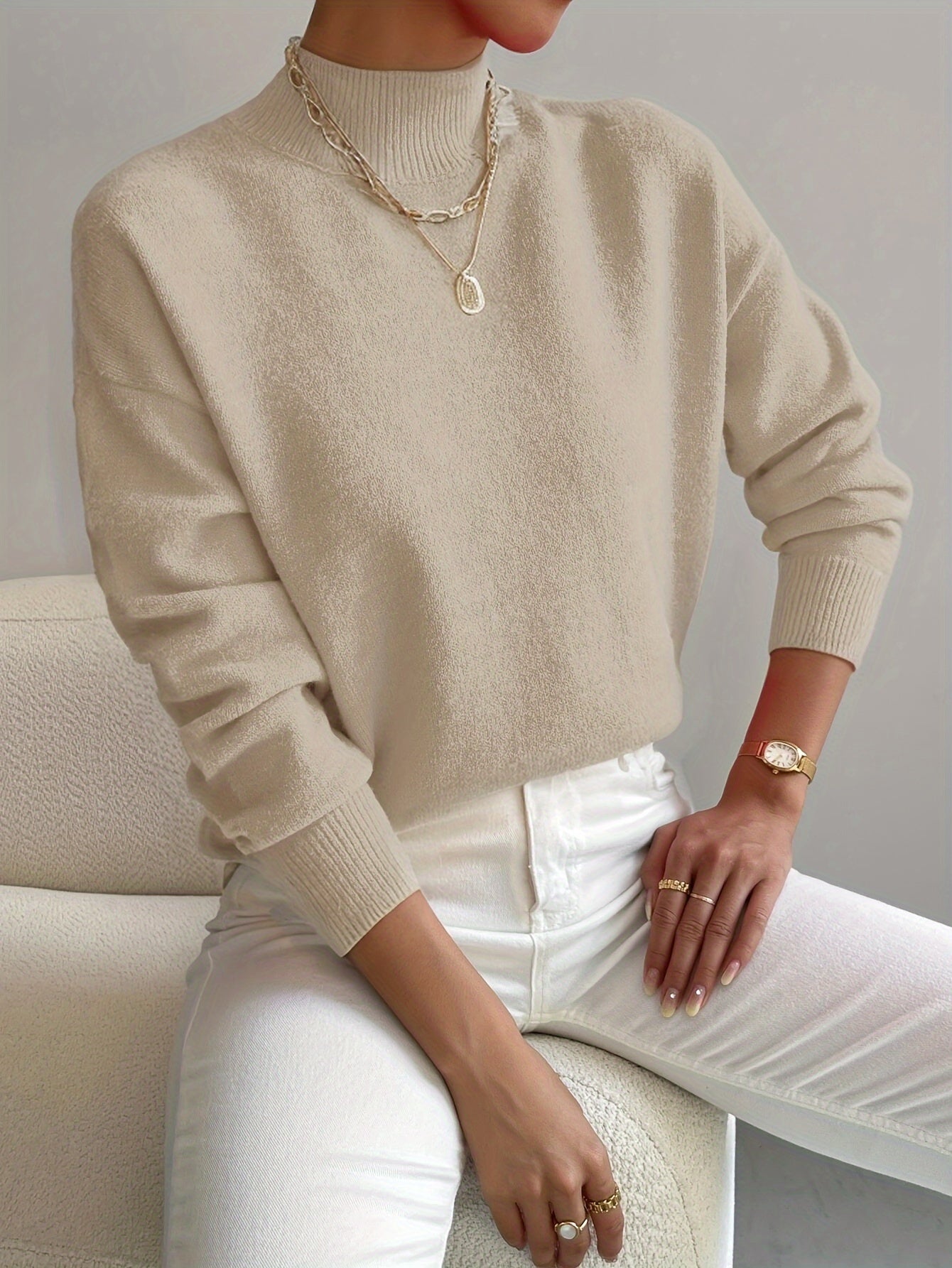 Beige (Presque épuisé) / 5XL