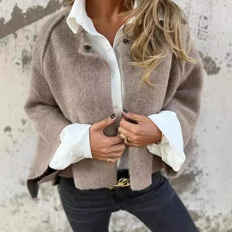 Manon™ | Veste Décontractée Chic avec Col & Boutons