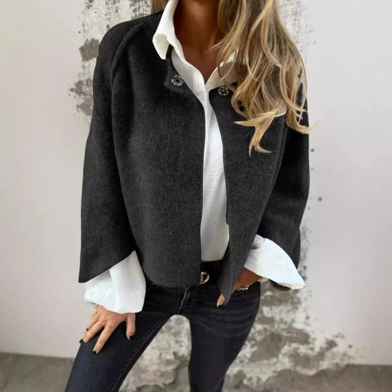 Manon™ | Veste Décontractée Chic avec Col & Boutons