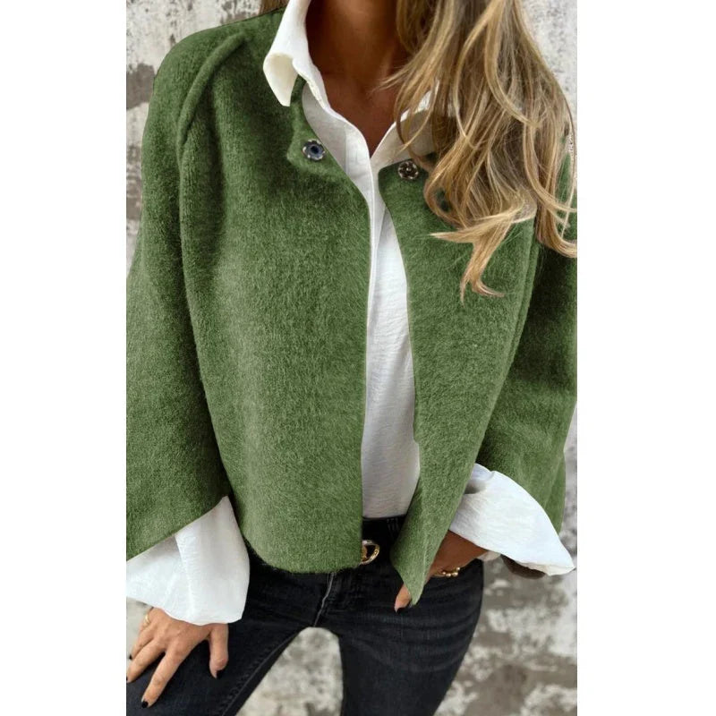 Manon™ | Veste Décontractée Chic avec Col & Boutons