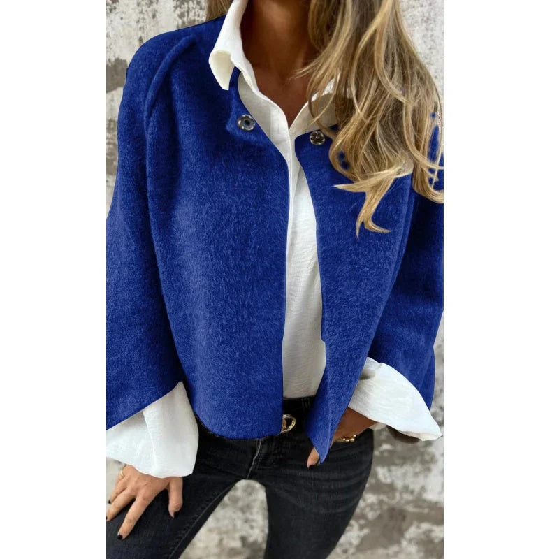 Manon™ | Veste Décontractée Chic avec Col & Boutons