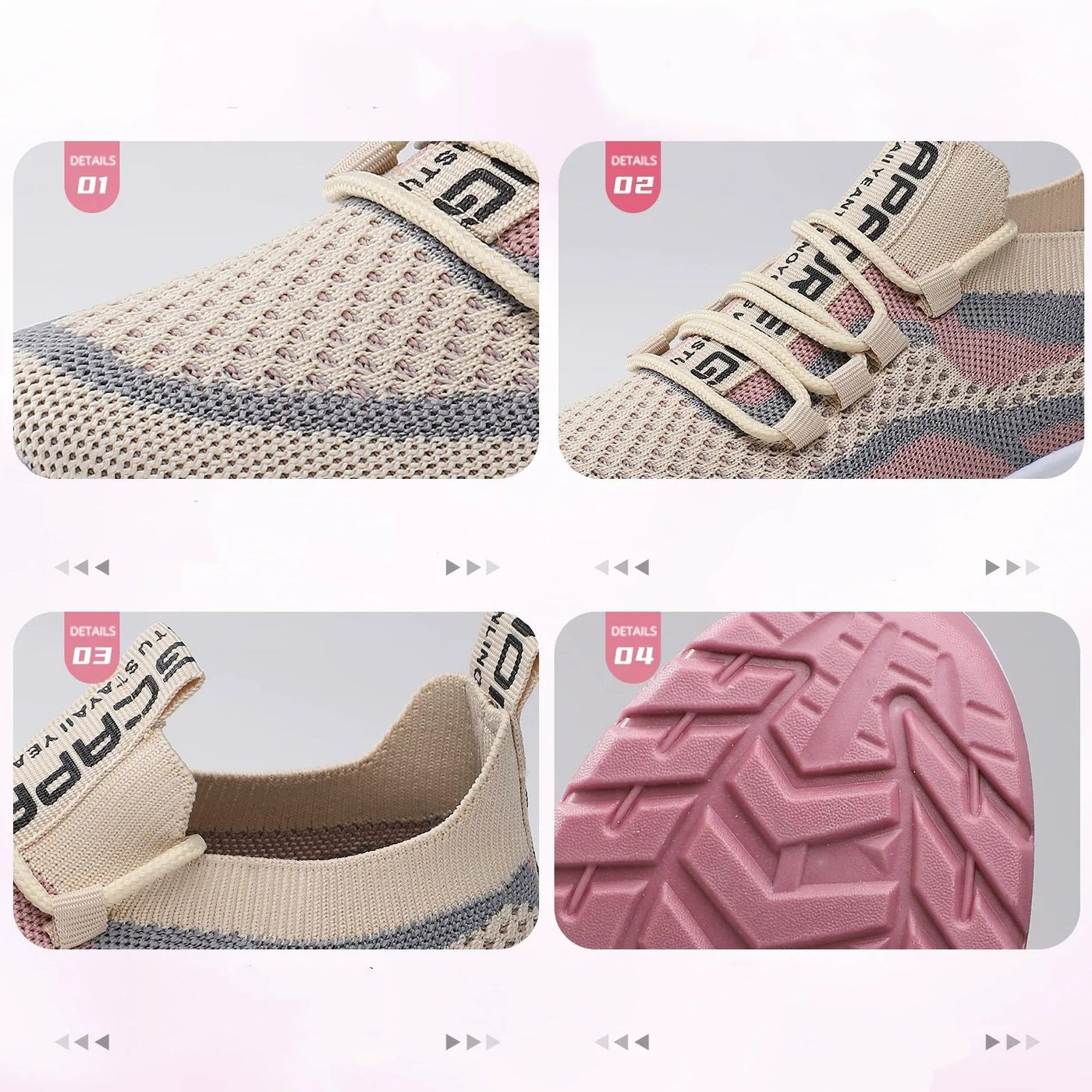 Noa™ | Baskets Orthopédiques en Maille Premium